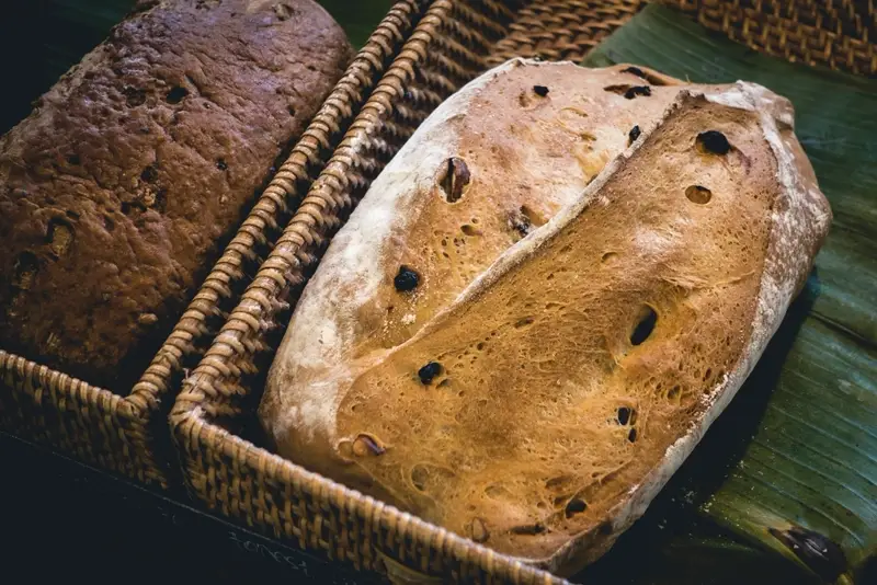 Bread fresh out of the oven